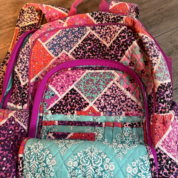Vera Bradley Campus tech backpack, modern medley - Picture 3 of 7